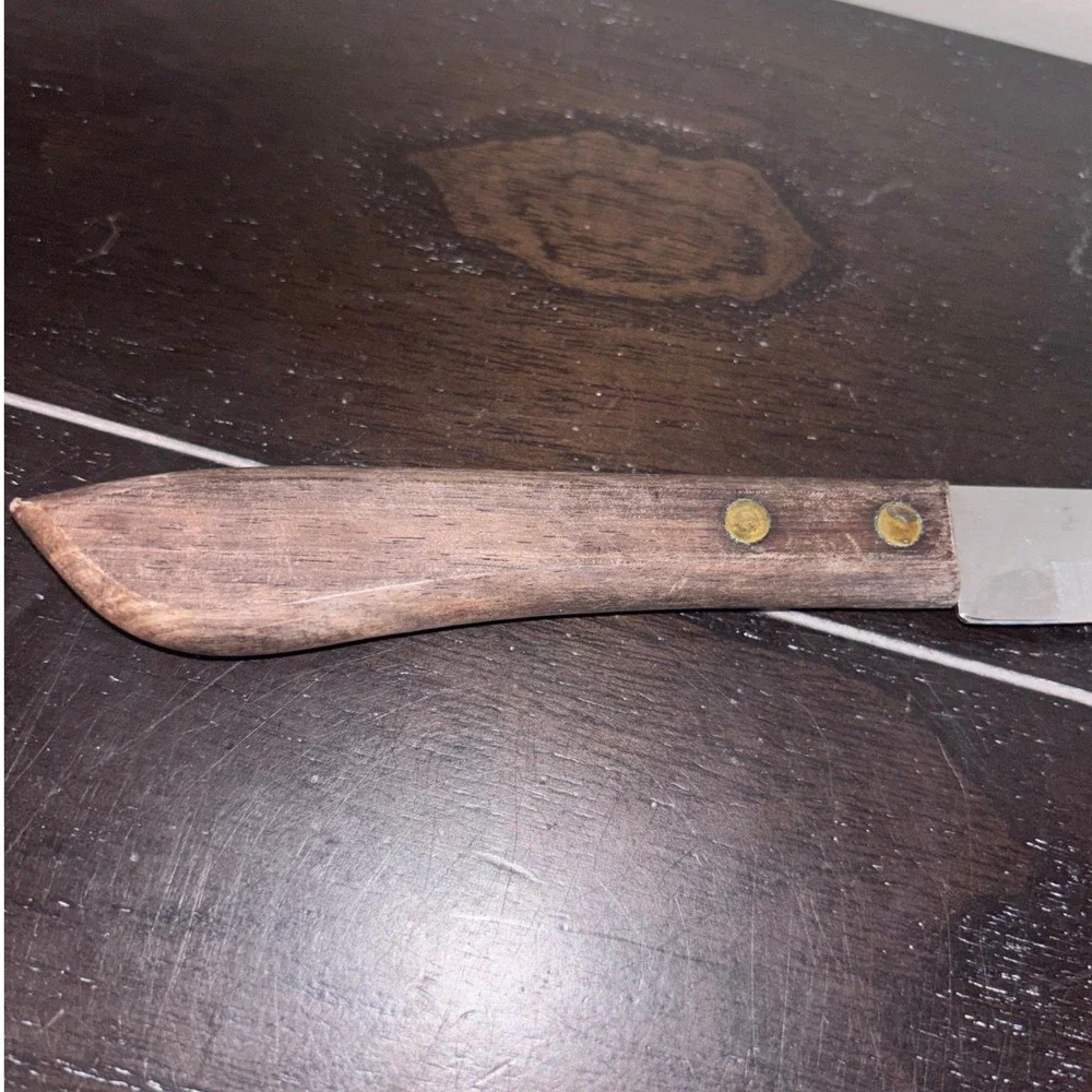 Vintage | Regent Sherwood | Japan | Wood Handle | Rivets‎ | Smooth Edge Knife